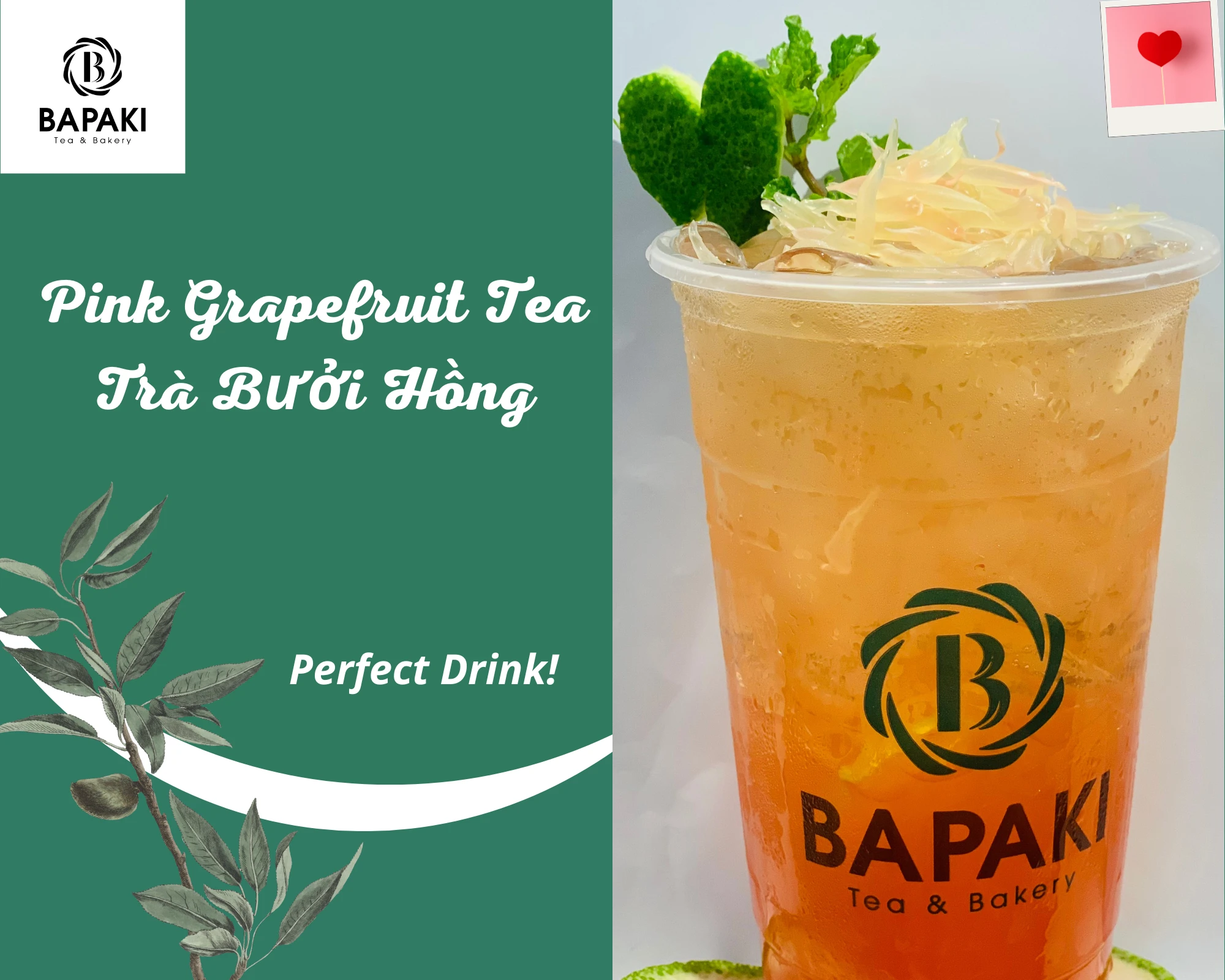 Gió biển, nắng vàng, trà Bapaki mời gọi dịu dàng