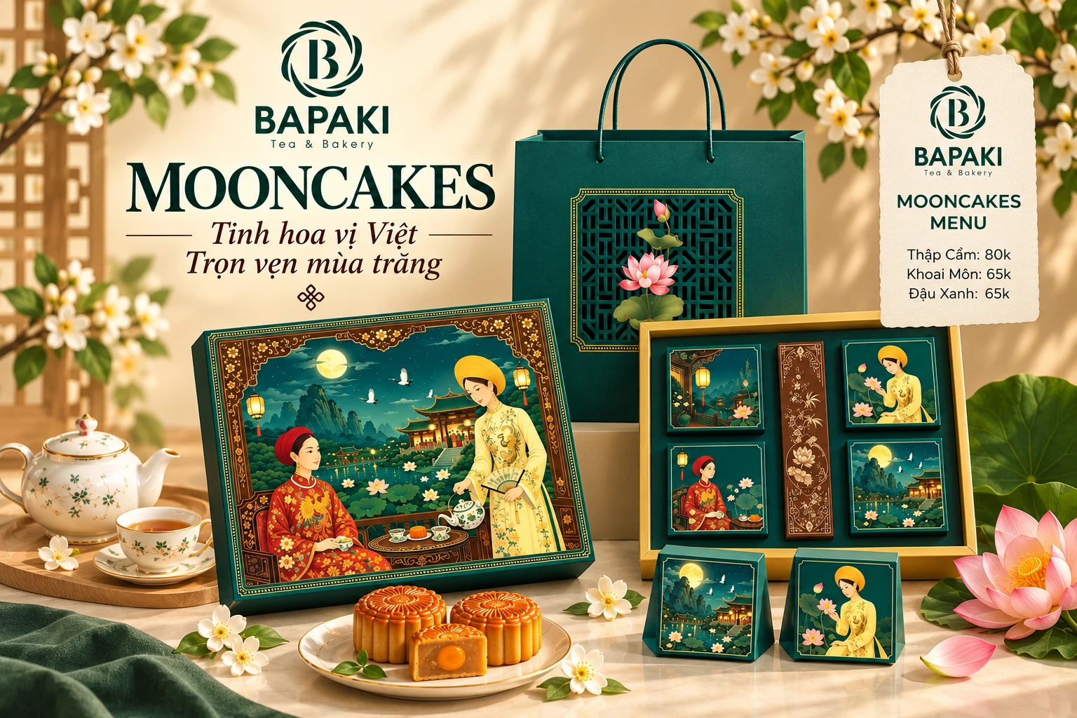 QUÀ TẶNG TRUNG THU HẤP DẪN TỪ BAPAKI BAKERY